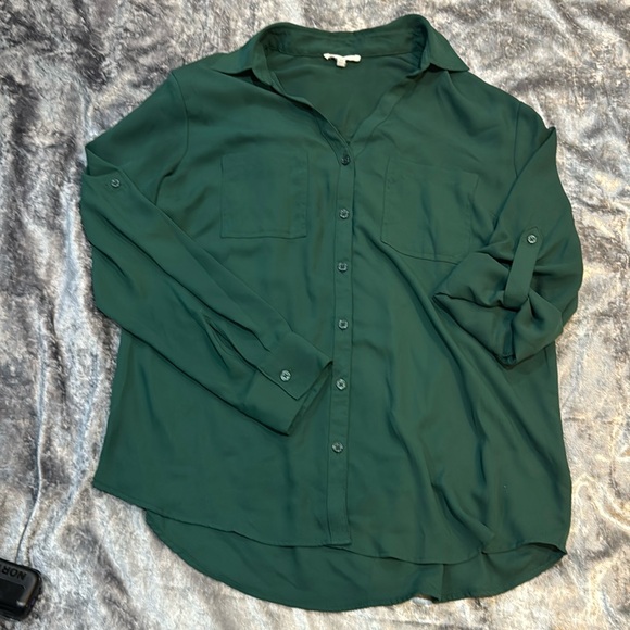 Maurices Tops - Maurices Forest Green Blouse
